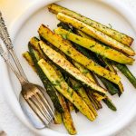 Easy Oven Roasted Zucchini
