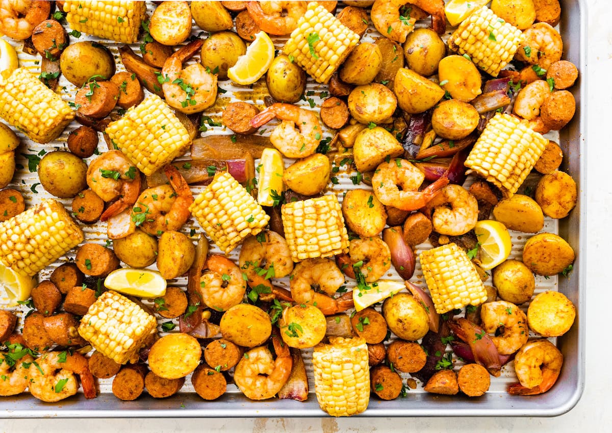 Easy Sheet Pan Shrimp Boil