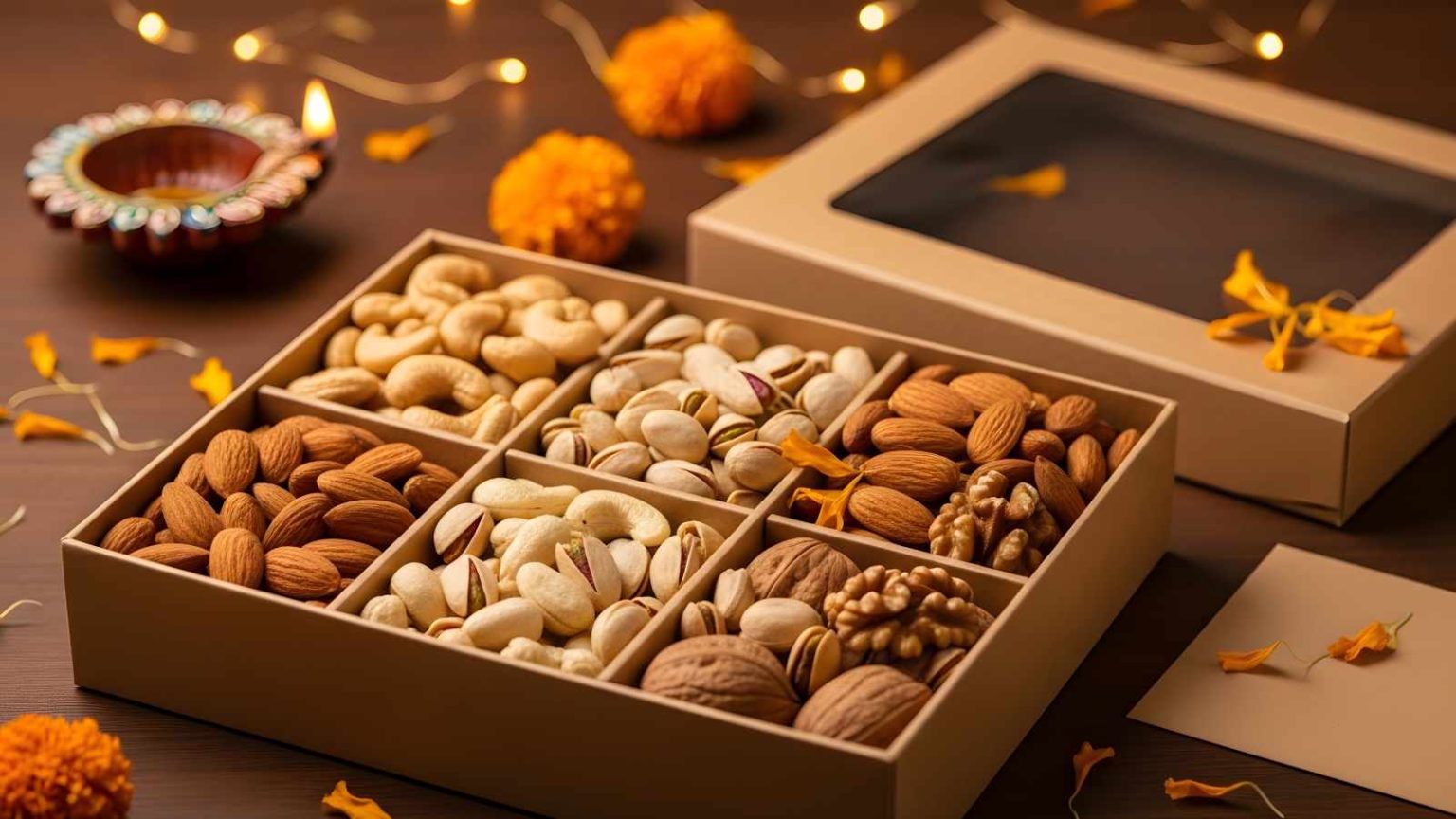 Say yes to health this Diwali! Switch to dry fruit hampers for nutritious gifting