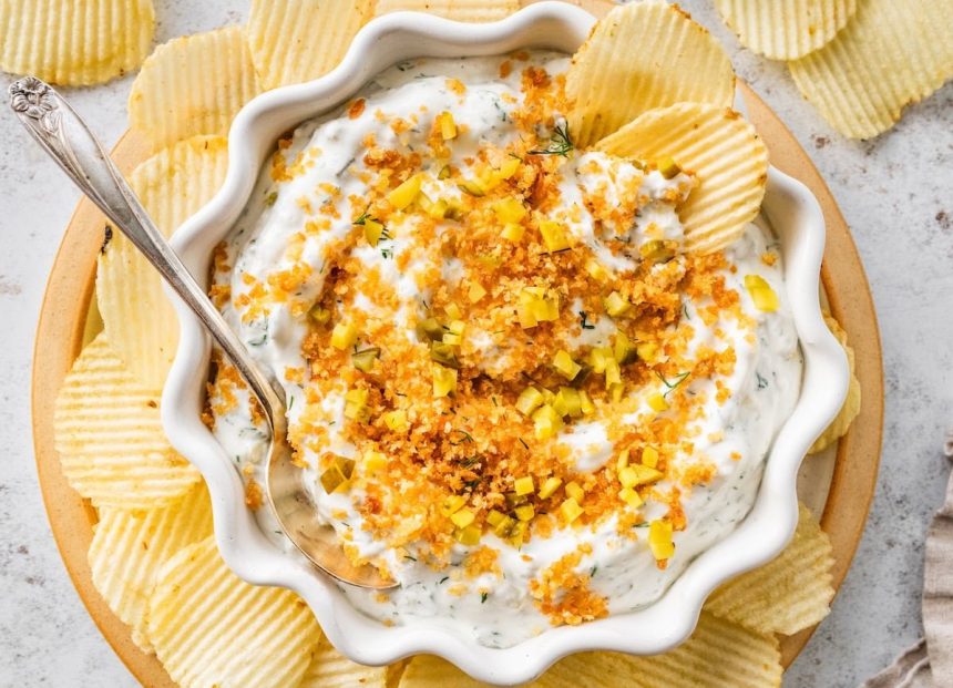 High-Protein Fried Pickle Dip (Viral Recipe)