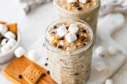 High-Protein S’mores Overnight Oats