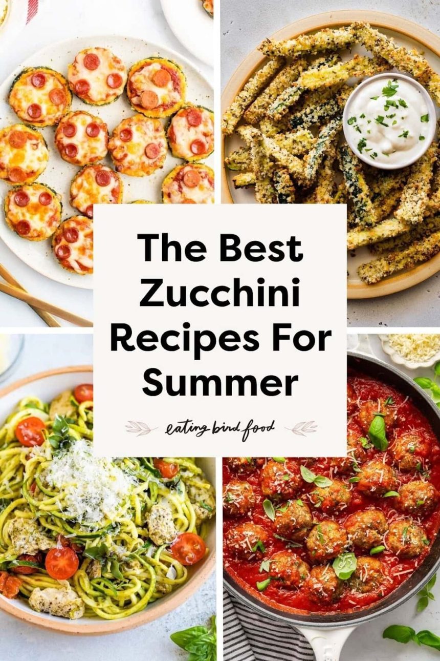 20 Zucchini Recipes to Make This Summer