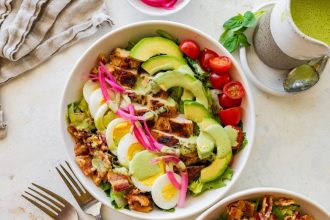 Green Goddess Chicken Cobb Salad (Panera Copycat)